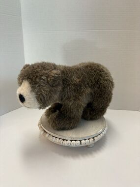 Vintage Avanti Brown Grizzly Bear Plush 12" Stuffed Animal Toy 1982